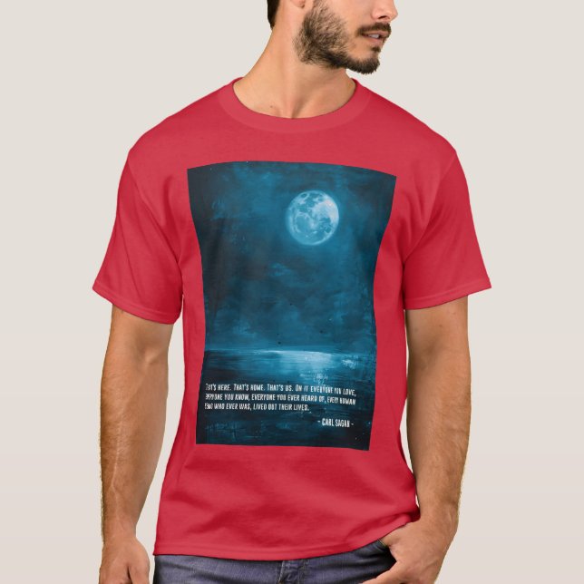 Carl Sagan Quotes boy T-Shirt (Front)
