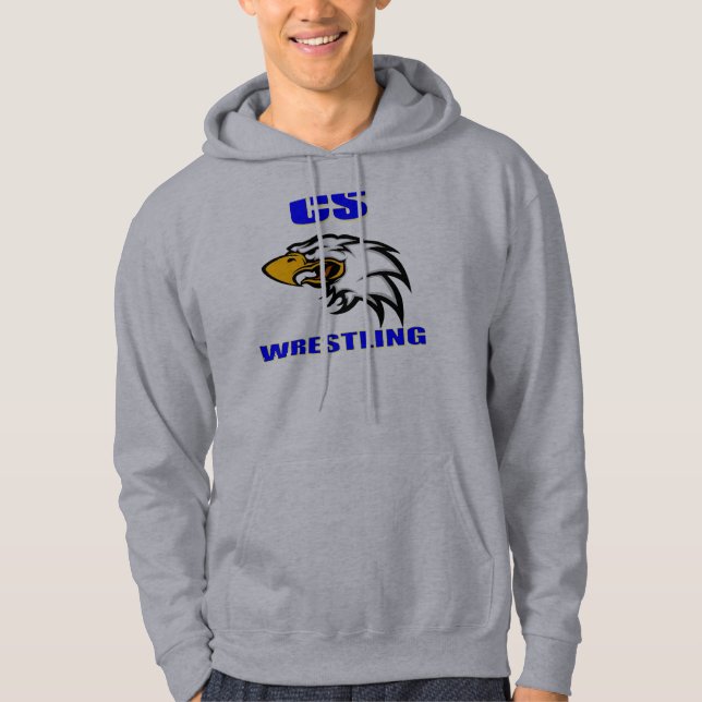 Carl Sandburg Eagles Wrestling Hoodie (Front)
