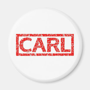 Carl Stamp Magnet