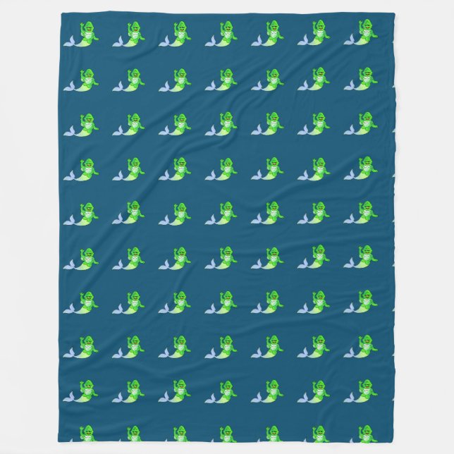 Carl the Creatures  Fleece Blanket (Front)