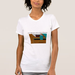 carl the sock logo scoop T shirt for ladies