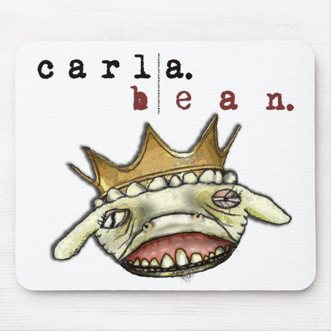Carla Bean Lamb Mouse Mat (Front)