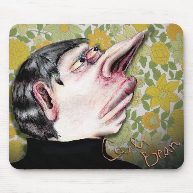 Carla Bean Man Mouse Mat (Front)