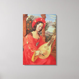 Carla Bianca von Quandt, c.1820 (oil on canvas) Canvas Print