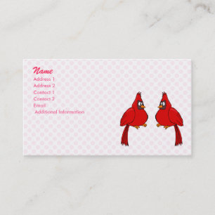 Carlee & Carlie Cardinal Business Card