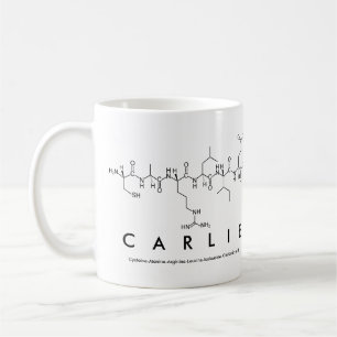 Carlie peptide name mug