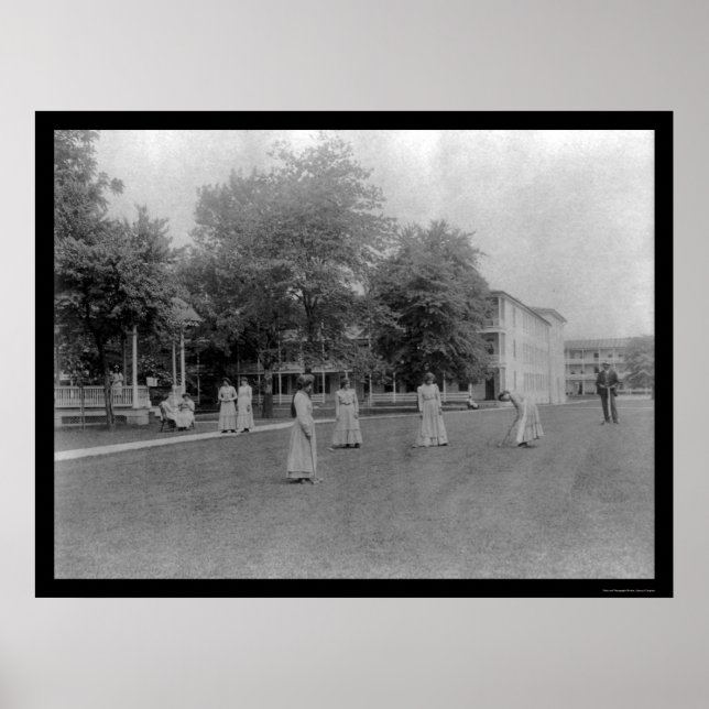 Carlisle Indian School in Carlisle, PA 1901 Poster (Front)