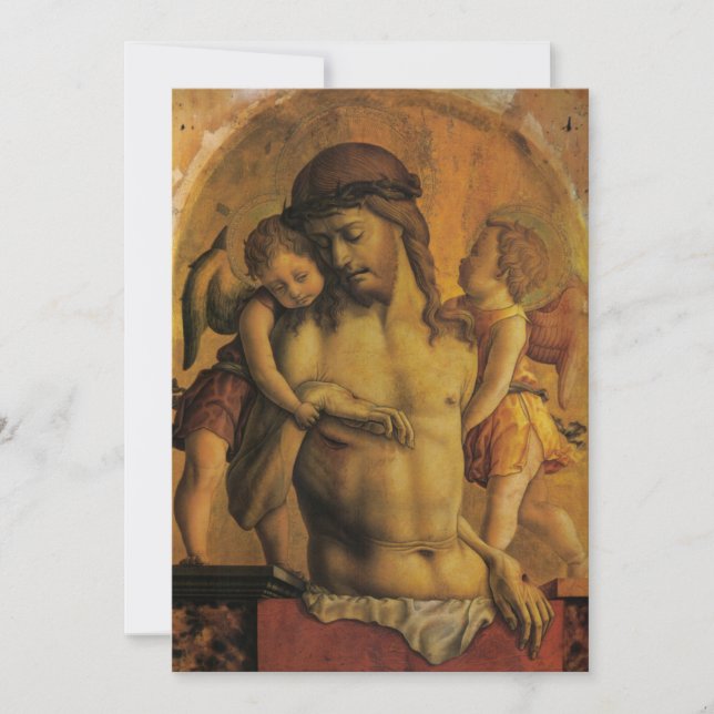 Carlo Crivelli - Pietà Invitation (Front)