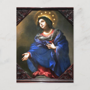 Carlo Dolci , Italy, 1616-1686 Madonna in Glory , Postcard
