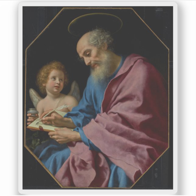Carlo Dolci - Saint Matthew Writing His Gospel (Front)