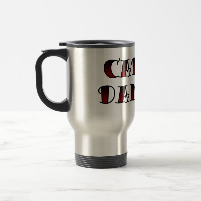 Carlos Danger Travel Mug (Left)