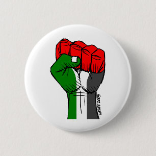 Carlos Latuff's Palestinian Fist Button