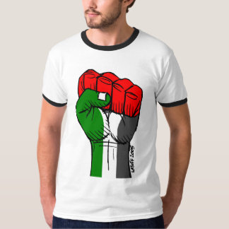 Carlos Latuff's Palestinian Fist T-shirt