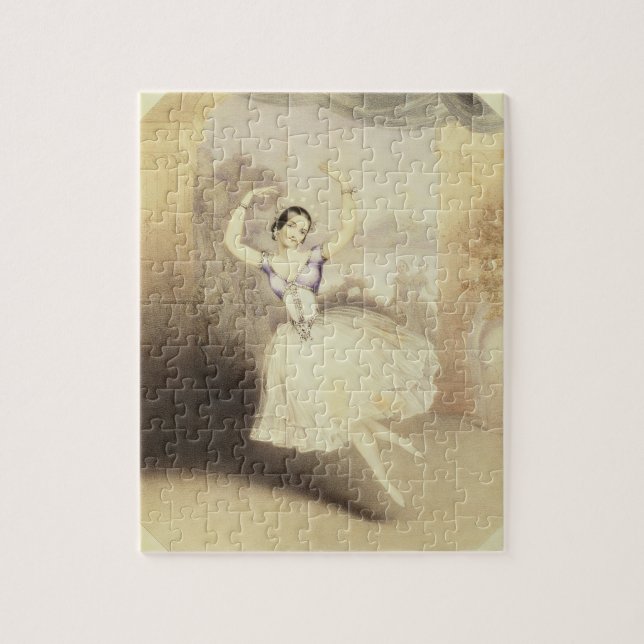 Carlotta Grisi (1819-99) in the Ballet of the Peri Jigsaw Puzzle (Vertical)