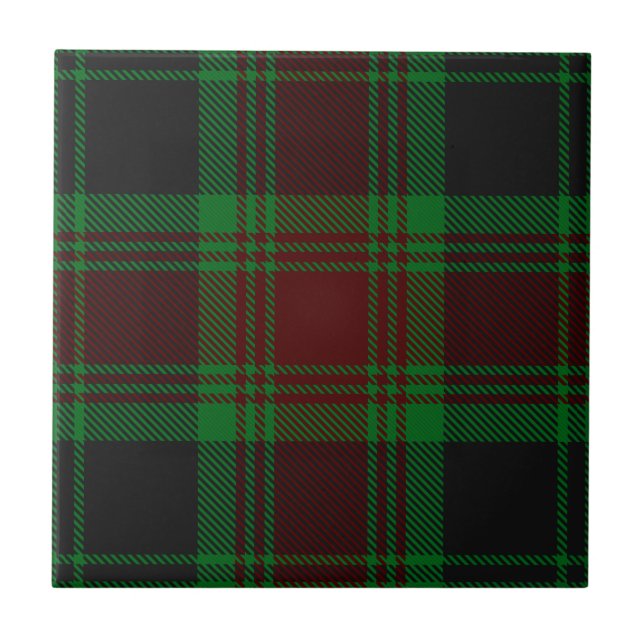 Carlow County Irish Tartan Tile (Front)