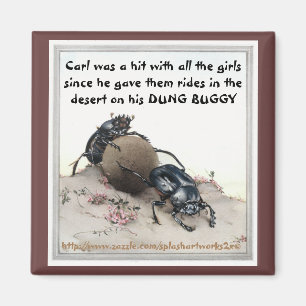 "Carls DUNG BUGGY" Magnet