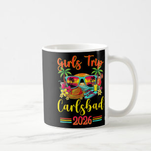 Carlsbad Beach CA Summer Vibes Sunset Women Girls Coffee Mug
