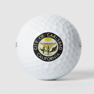 Carlsbad (California) City Seal Golf Balls