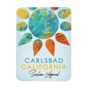 Carlsbad California Sunshine Travel Magnet