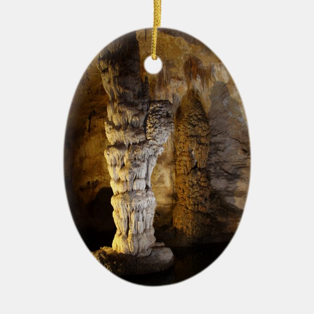 Carlsbad Caverns Ceramic Tree Decoration (Front)