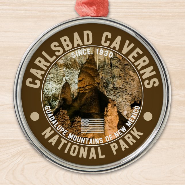 Carlsbad Caverns in New Mexico Metal Tree Decoration (Creator Uploaded)