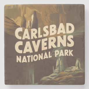 Carlsbad Caverns National Park Cave Stone Coaster