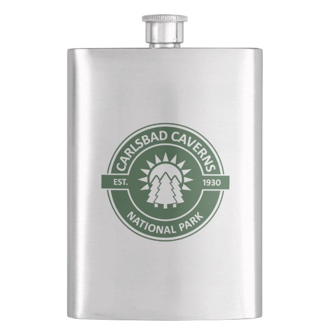 Carlsbad Caverns National Park Hip Flask (Front)