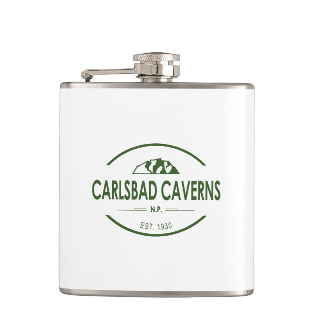 Carlsbad Caverns National Park Hip Flask (Front)