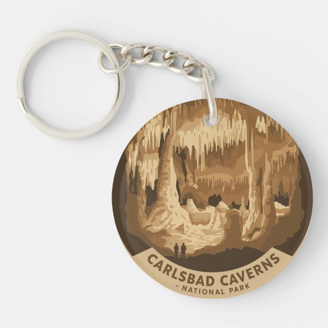 Carlsbad Caverns National Park Key Ring (Front)