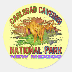 Carlsbad Caverns National Park, New Mexico Classic Round Sticker