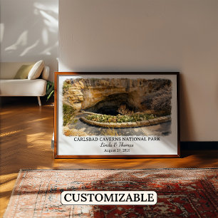 Carlsbad Caverns National Park, New Mexico Custom Poster