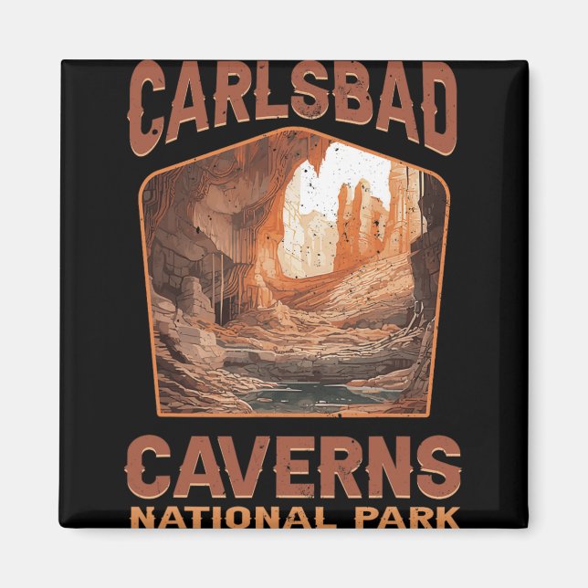Carlsbad Caverns National Park New Mexico Nature H Magnet (Front)