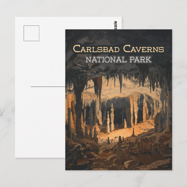 Carlsbad Caverns National Park New Mexico Postcard (Front/Back)