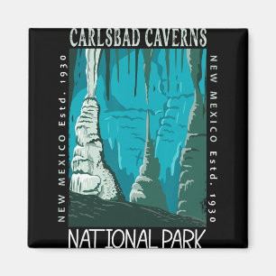 Carlsbad Caverns National Park New Mexico Vintage  Magnet