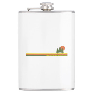 Carlsbad Caverns National Park Pine Trees Sun Hip Flask