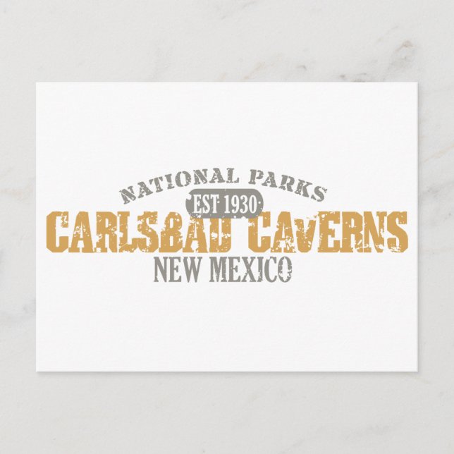 Carlsbad Caverns National Park Postcard (Front)