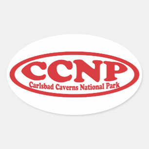 Carlsbad Caverns National Park red oval sticker