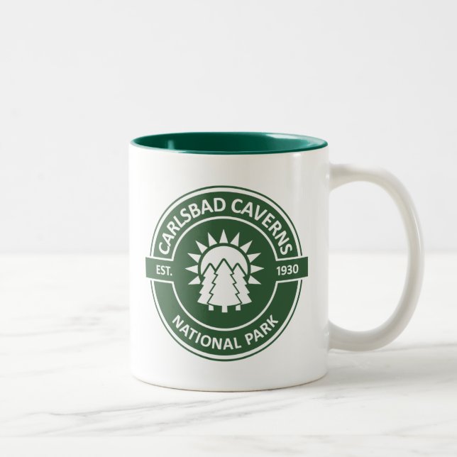Carlsbad Caverns National Park Two-Tone Coffee Mug (Right)