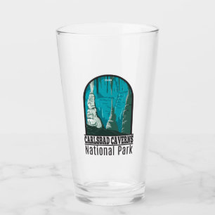 Carlsbad Caverns National Park Vintage Glass