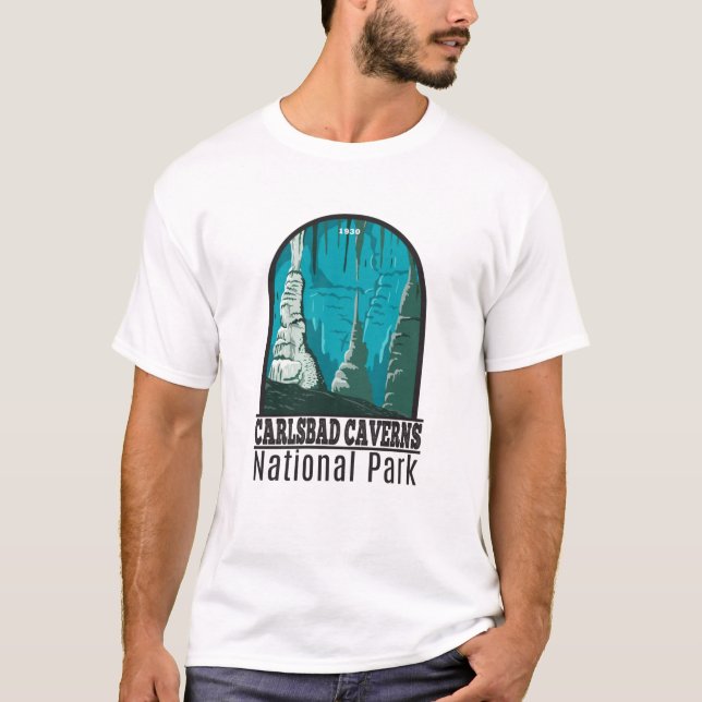 Carlsbad Caverns National Park Vintage T-Shirt (Front)