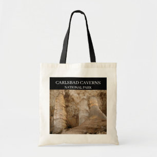Carlsbad Caverns NP Giant and Twin Domes & Map Tote Bag