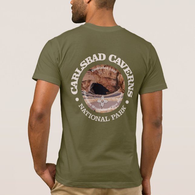 Carlsbad Caverns NP (rd)2 T-Shirt (Back)