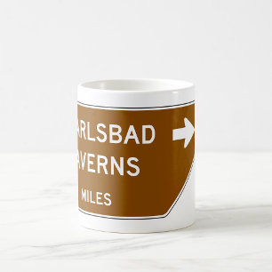 Carlsbad Caverns Sign Coffee Mug