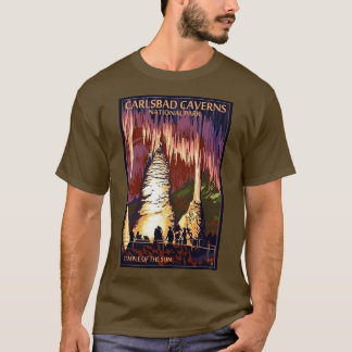 Carlsbad Caverns Temple of the Sun Vintage Travel T-Shirt