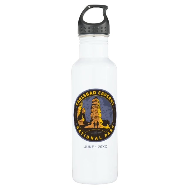 Carlsbad National Park 710 Ml Water Bottle (Front)