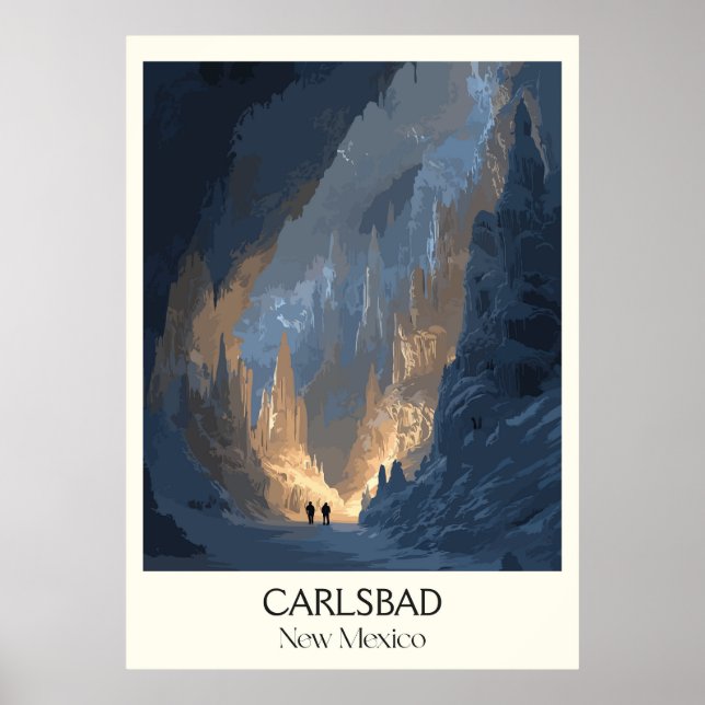 Carlsbad New Mexico Caverns Poster (Front)
