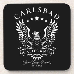 Carlsbad San Diego County California Vintage Eagle Coaster