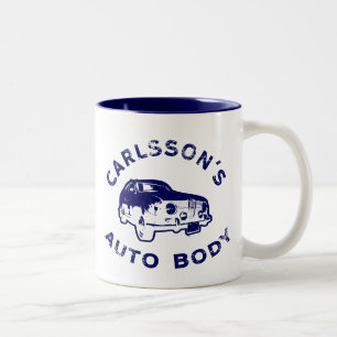 carlsson-auto-body_blue Two-Tone coffee mug