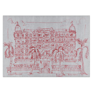 Carlton Hotel, Cannes, France Cutting Board