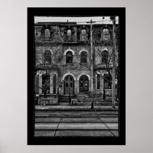 Carlton Street No 3 with Border Poster